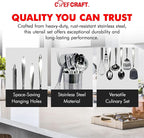 Chef Craft - 8 Piece Stainless Steel Kitchen Utensils Set - Image 6