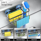 3-in-1 Kitchen Sink Caddy Organizer - Image 2