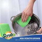 SCRUBIT - Scrub and Wipe Cleaning Pads – Dual Sided Scouring Pad and Dish - Image 4