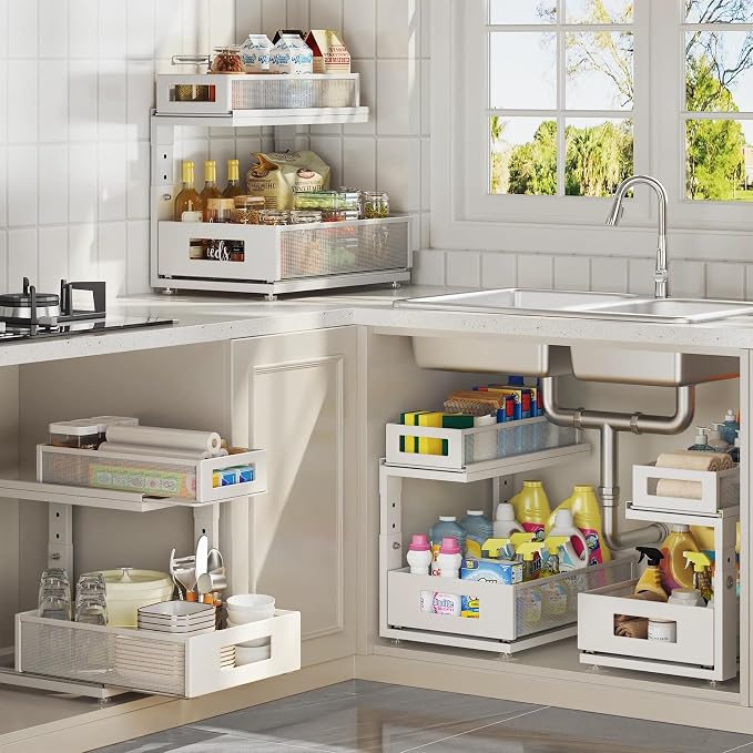 1 Pack 15.74IN-Depth Under Sink Organizer - Image 8