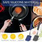 Silicone Cookie Spatula Turner 2 Pack Mini Brownie Spatula Flexible Kitchen - Image 5