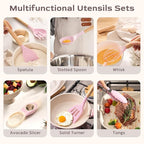 Astercook Kitchen Utensils set, 446°F Heat Resistant Food Grade Utensil Sets - Image 5