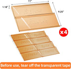 MUDEELA Clear Spice Drawer Organizer, 4 Tier- 2 Set Spice Rack - Image 4