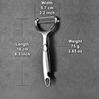 Vegetable Peeler with Bottle Opener, Stainless Steel, Razor-Sharp Blade - Image 4