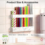 9.5” Large Acrylic Straw Holder - Image 8