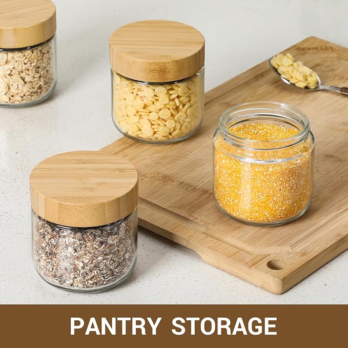 NETANY 4-pack 8oz Glass jars - Image 6