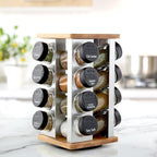 Kamenstein 16 Jar Warner Revolving Countertop Spice Rack Organizer - Image 3