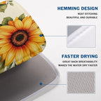 Spring Summer Dish Drying Mat 18x24 Inch Absorbent Reversible Sunflower Drying - Image 3