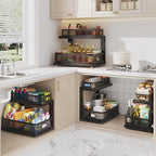 2 Pack 18.5IN-Depth Under Sink Organizer - Image 8