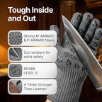 Oven Gloves with Fingers - Image 2