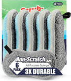 Dual Sided All-Purpose Sponges Kitchen, Dish Sponge by PANYEE