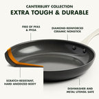 GreenPan Canterbury 10 Piece Cookware Pot and Pans Set, Hard Anodized PFAS-Free - Image 4