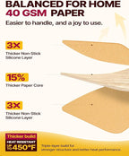 Katbite Parchment Paper Sheets 360 PCS, 12x16 Inches Precut Unbleached Baking - Image 4