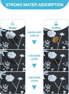 Dish Drying Mat for Kitchen Counter, Hide Stain Anti Absorbent for Kitchen - Image 2
