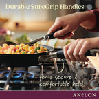 Anolon Advanced Home Hard Anodized Nonstick Frying Pan, 14.5 Inch – Large - Image 3