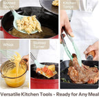 NCUE Silicone Cooking Utensils Set, Food Grade Silicone and Stainless Steel - Image 5
