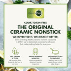 GreenPan Lima Hard Anodized 10" Frying Pan Skillet, Wood Spatula, Ceramic - Image 8