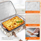 Lifewit Insulated Single Decker Casserole Carrier, Lasagna Lugger Holder - Image 4