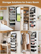Criusia 2 Pack Over the Door Organizer, Heavy-Duty 6-Shelf Hanging Storage - Image 6