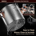 GEDO Food-Grade 304 Stainless Steel Stock Pot, Thickened Cooking Pot - Image 7
