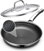 OATOFP Non Stick Frying Pans 12 inch, Hybrid Improved Version Frying Pans by UltimateCookwareDestination