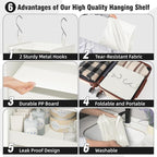GRANNY SAYS 4-Shelf Hanging Organizer, Closet Hanging Shelves, Closet Hanging - Image 5