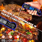 TRAUSI Instant Read Meat Thermometer, Fast & Accurate Digital Food Thermometer - Image 2
