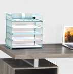 Letter Tray Paper Organizer 5-Tier Desk Organizer File Organizer Paper Holder - Image 5