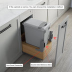 Dowell Single 35Qt Undermount Trash Pull-Out Waste Container - Image 5