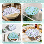 5-Size Reusable Beeswax Bowl Covers - Image 5