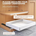Seinloes 2 Pack Expandable Pull Out Cabinet Organizer 21" Deep - Image 3