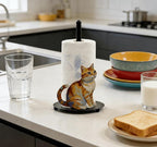 Cat Paper Towel Holder Countertop, Freestanding Paper Roll Holder, Easy - Image 6