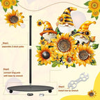 Thyle Sunflower Paper Towel Holder Summer Sunflower Gnome Kitchen Decor and - Image 5