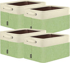 BALEINE 4 Pack Fabric Closet Storage Bins by BALEINE