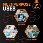 Xpose Safety 100 Blue Plastic Disposable Aprons - Image 2