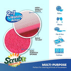 Scrub and Wipe Scrubbing Pads – SCRUBIT Dual Sided Scouring Pad and Sponge - Image 3