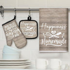 Sratte 6 Pcs Kitchen Decor Accessories Set Farmhouse Towels Pot Holders Oven - Image 2