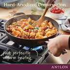 Anolon Advanced Home Hard Anodized Nonstick Deep Frying Skillet - Image 6