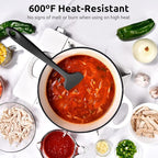 14in Extra Large Silicone Spatula: U-Taste 600ºF Heat Resistant Flexible - Image 3