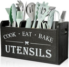 Wooden Kitchen Utensil Holder by Atooge