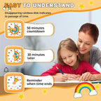 Visual Timer for Kids 60 Minute, Rainbow Countdown Clock - Image 5