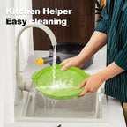 Microwave Splatter Cover 10.2 Inch, Collapsible Silicone Lid & Tray - Image 7