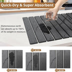2 PCS Large Stone Dish Drying Mat - Image 3