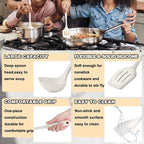 E-far 10 Pieces Silicone Cooking Utensils Set, Heat Resistant Kitchen Utensil - Image 4