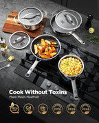 Roomena Frying Pans Nonstick - Image 9