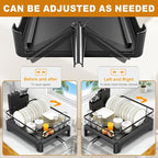 Dish Drying Rack for Kitchen Counter, Dish Rack, Dish Drainer for Kitchen - Image 3