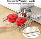 Pull out Cabinet Organizer, Heavy Duty Smooth Sliding Under Cabinet Shelves - Image 7