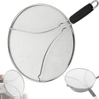 Splatter Screen for Cooking, Perforated Stainless Steel, 13 Inch Stainless by Apidgrowth