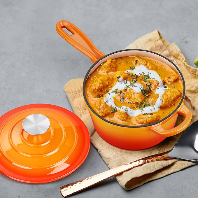 Enameled Cast Iron Sauce Pan - Image 8