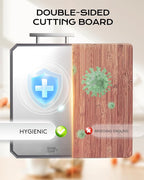 SNOWCLAD Stainless Steel Cutting Board, Double Sided Steel Bread Boards - Image 4